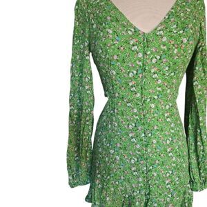 x REVOLVE Monna Dress in Summer Green AFRM